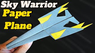 How To Make A Oliver Jet Origami Paper Airplane Free Flight