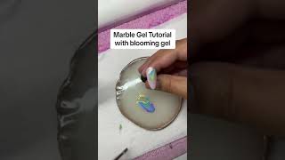 Marble nail art