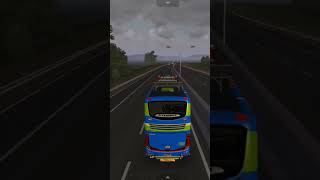 gas ngeblonk dijalan tol #viral #tranding #like #bussid #bussimulatorindonesia #bussimulator #bus