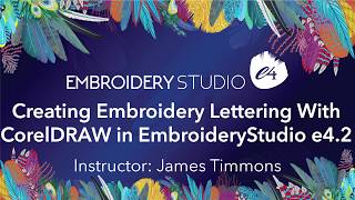 Creating Embroidery Lettering with CorelDRAW in EmbroideryStudio e4.2