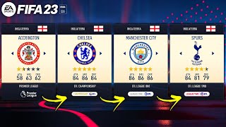 ORGANIZEI AS 4 DIVISÕES DA INGLATERRA EM ORDEM ALFABÉTICA! | FIFA Experimento