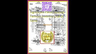 Launch of New Ebook at Smashwords  Significant Patent Historic Famous Inventors Hall of Fame by F Sc