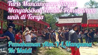 Turis Mancanegara Takjub Menyaksikan Tradisi Pemakaman Alm. Y.L.Manguma di Tandung Tondon Siba'ta