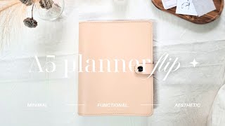 2024 planner setup - A5 Filofax minimal & productive