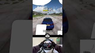 BMW M5 Acceleration Test in Forza Horizon 5 #shorts #bmwm5