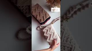 Elevate your style with our handmade macrame handbag✨#macrame#viralvideo#artist#handmadeaccessories