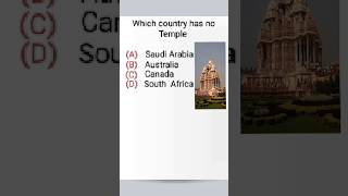 Which country has no Temple #gk #map