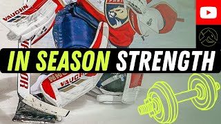 Complete Strength Workout For Goalies | In Season