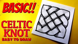 BASIC!! How to Draw Simple Celtic Knot: Simple