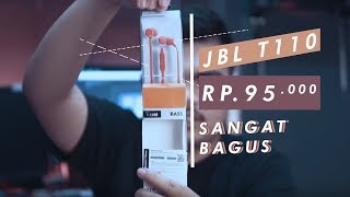 REVIEW AND UNBOXING JBL T110 ORIGINAL | HEADSET MURAH BERGARANSI | HANYA RP.95.000