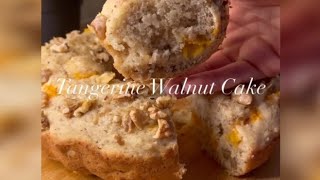 Tangerine walnut cake | Torta de mandarina y nueces