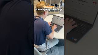 Office speed typing challenge! ⌨️💨  #Shorts