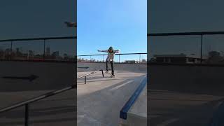 Nollie big heel flip in a line | skateboarding