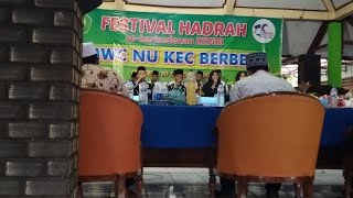 FESTIVAL HADRAH MWC NU KEC.BREBEK MT AL-AHBAB SMA NEGERI 1 REJOSO