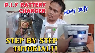 Paano gumawa ng D.I.Y Battery Charger (HEAVY DUTY)