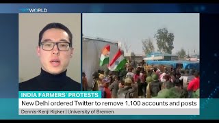 Dennis-Kenji Kipker: New Delhi ordered Twitter to remove 1,100 accounts and posts, 11.02.2021