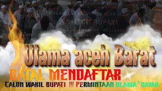 hasil istikharah abuya nasir waly - "tidak jadi maju sebagai wakil bupati"