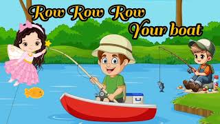 Row Row Row your boat | nursery rhymes | preschool learning | kids education | little learners