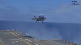 F-35B Flight Qualification Exercise at USS Tripoli