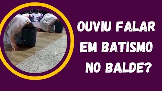 Igreja realiza autobatismo nos fiéis!