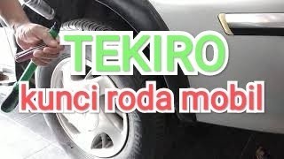 Kunci Roda Mobil Tekiro, membuka baut roda mobil TOYOTA KIJANG KAPSUL mudah ringan banget.