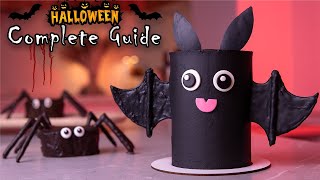 Make Halloween Cake At Home for beginners |  Recipes and decorations Tutorial : Step by Step Guide