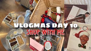 VLOGMAS DAY 10 | 🔴🎁🟢 CHRISTMAS GIFT SHOPPING | CLEAN & COOK WITH ME #shopwithme #christmasshopping