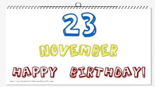 23 November Special New Birthday Status Video, happy birthday wishes, birthday msg quotes जन्मदिन