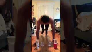 Insane push up challenge 🤯 #shorts #crazytricks #insane #pushups #challenge