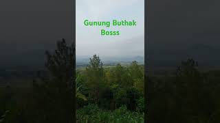 Sore hari dari lereng gunung buthak