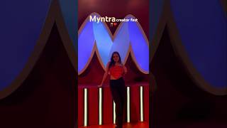 Myntra Creator Fest 🥂♥️ #cherryjain #myntracreatorsquad #minivlogshorts #Shorts #myntra