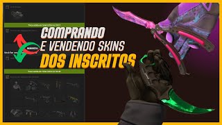 LIVE: COMPRANDO E VENDENDO SKINS DE VOCÊS