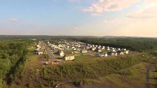 Aerial Video of Line St. Field and Schoolside Estates in Olyphant & Throop, PA - Yuneec Q500