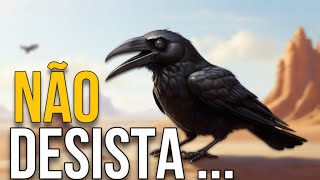 O Corvo e a jarra ( uma reflexão para quem quer desistir)