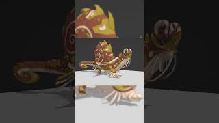 Gaulyra walk animation  #dragonadventure #Gaulyra