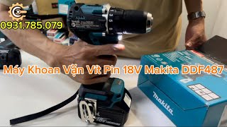 Máy Khoan Vặn Vít Pin 18V Makita DDF487Z| Cordless Brushless Drill/Driver| Công Cụ Máy Móc