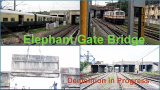 DEMOLITION Video Elephant Gate Bridge Gateway to MGR Chennai Central