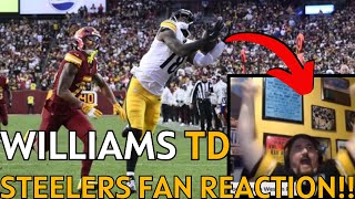 Pittsburgh Steelers FAN reaction To MIKE WILLIAMS TD From RUSSELL WILSON