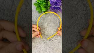 आइये बनाते है Unique Hairband😱#youtubepartner #shorts #hairband #hairaccessories #diy