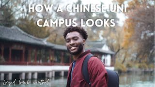 What a University campus in China looks like. photo shoot in a Chinese University.