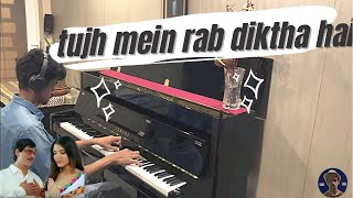 Tujh Mein Rab Dikhta Hai Piano Cover | Rab Ne Bana Di Jodi | तुझमें रब दिखता है | Rishabh DA