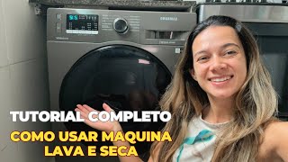 MÁQUINA LAVA e SECA SAMSUNG 11KG WD11A VALE A PENA? É BOA?