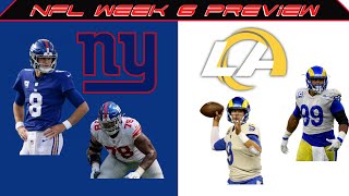 Giants vs Rams Preview | NFL Week 6 | Are The Rams On Upset Alert? | Is The Giants Season Over?