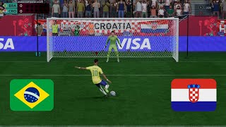 FIFA 23 - BRAZIL VS CROATIA | PENALTY SHOOTOUT | GAMEPLAY PC #worldcup2022 #football