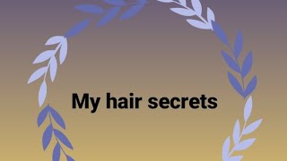 My hair secret,hair growth tips.#haircare #hair #hairtutorial #hair growth