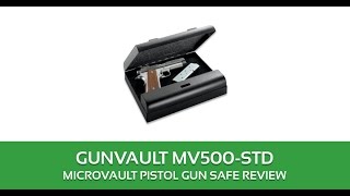 Gunvault MV500 STD Microvault Pistol Gun Safe Review