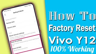 Vivo Y 12 Factory resat  #SETTINGS_BD #factory #resat #vivo #y12 #vivoy12 English tutorial