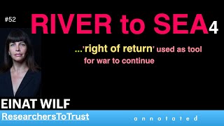 EINAT WILF 4 |  RIVER to SEA4 …’right of return’ used as tool for war to continue