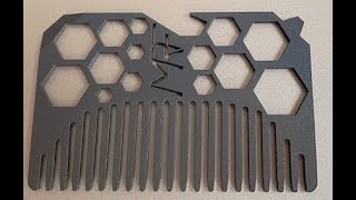 MRF Multitools Lumberjack Beard Comb (and more) - Review by UK EDC