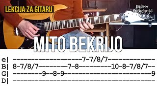 Azra - Mito Bekrijo | Lekcija Za Gitaru | Guitar Tutorial | Dalibor Stojanovski